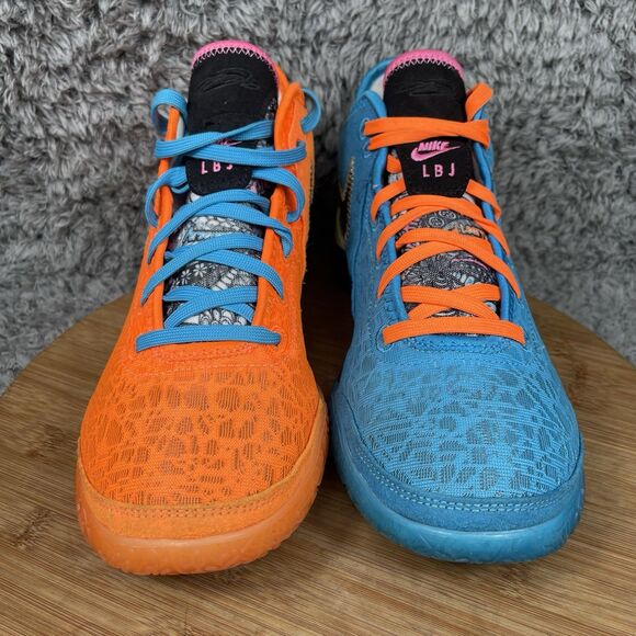 Nike Zoom LeBron NXXT Gen Basketball Shoes Men’s 10.5 Blue Orange DR8784-900 - Picture 7 of 9